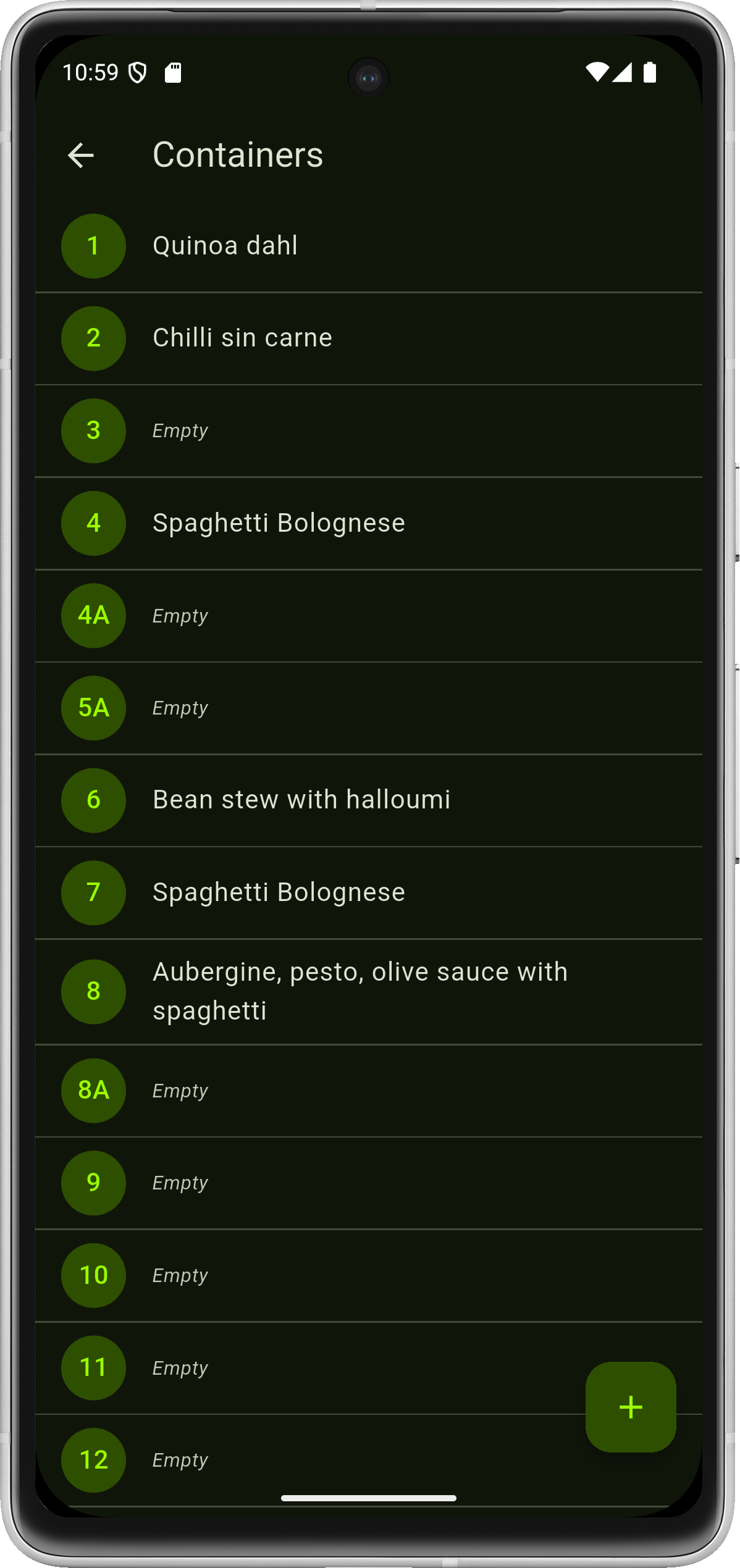 Leftovers app meal details